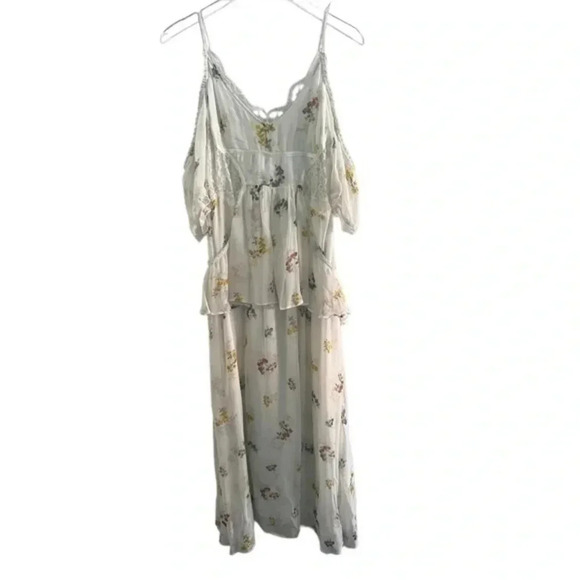 Free People Ivory Magnolia Maxi Dress Women's B706 - Picture 4 of 6